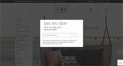 Desktop Screenshot of cb2.com