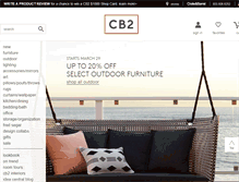 Tablet Screenshot of cb2.com